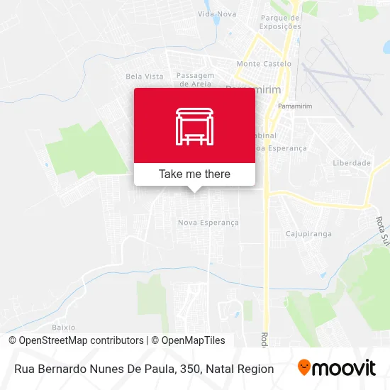 Rua Bernardo Nunes De Paula, 350 map