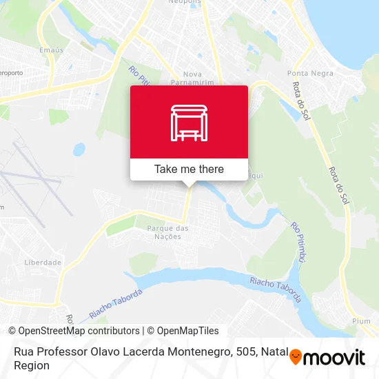 Rua Professor Olavo Lacerda Montenegro, 505 map
