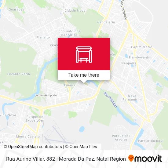 Rua Aurino Villar, 882 | Morada Da Paz map