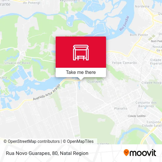 Rua Novo Guarapes, 80 map