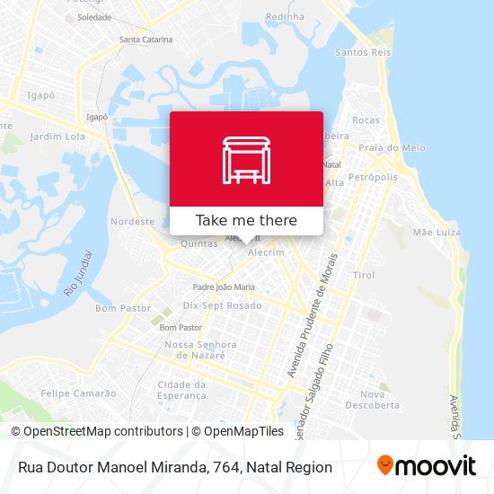 Rua Doutor Manoel Miranda, 764 map