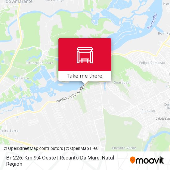 Mapa Br-226, Km 9,4 Oeste | Recanto Da Maré