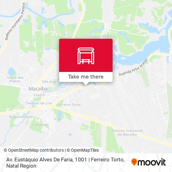 Av. Eustáquio Alves De Faria, 1001 | Ferreiro Torto map