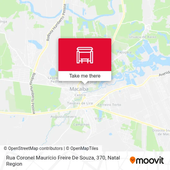 Rua Coronel Maurício Freire De Souza, 370 map