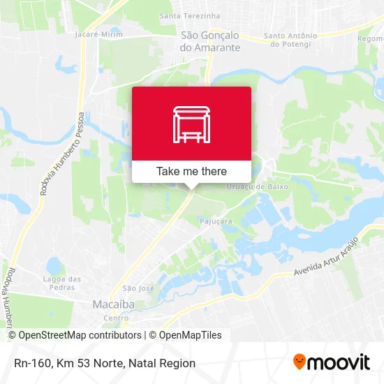 Rn-160, Km 53 Norte map