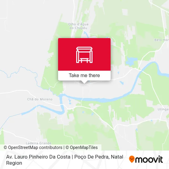 Mapa Av. Lauro Pinheiro Da Costa | Poço De Pedra