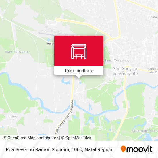 Rua Severino Ramos Siqueira, 1000 map