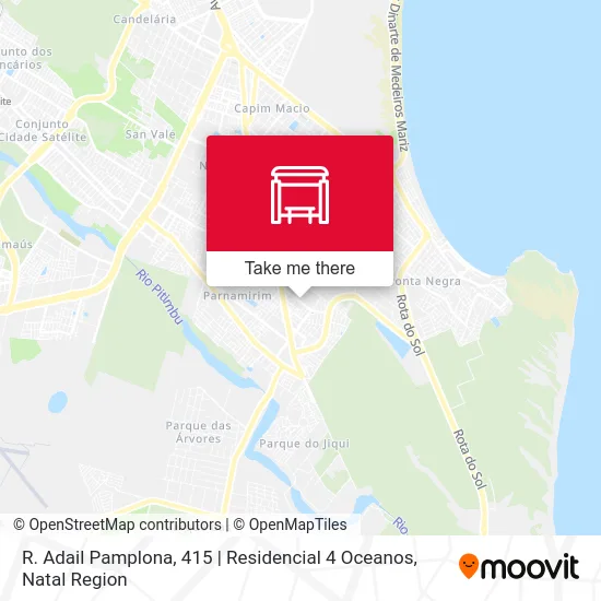 R. Adail Pamplona, 415 | Residencial 4 Oceanos map