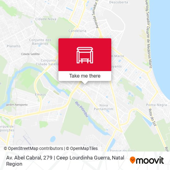 Mapa Av. Abel Cabral, 279 | Ceep Lourdinha Guerra