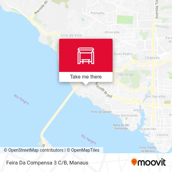 Feira Da Compensa 3 C/B map