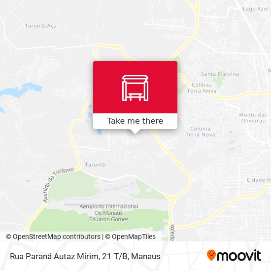 Rua Paraná Autaz Mirim, 21 T/B map