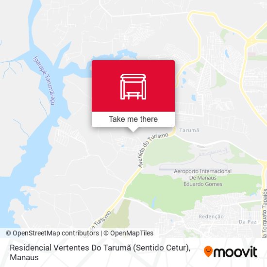 Residencial Vertentes Do Tarumã (Sentido Cetur) map