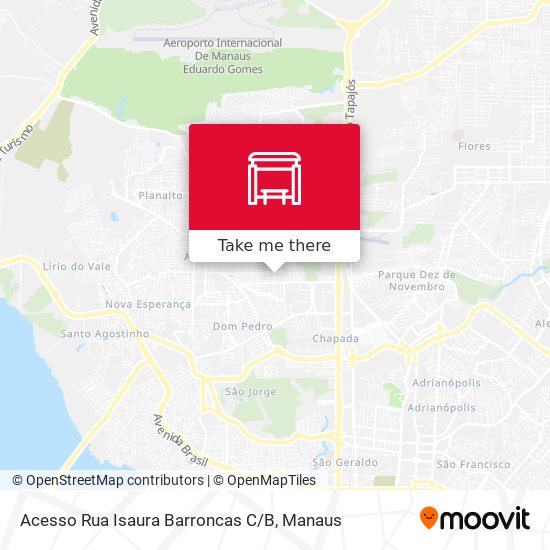 Mapa Acesso Rua Isaura Barroncas C / B