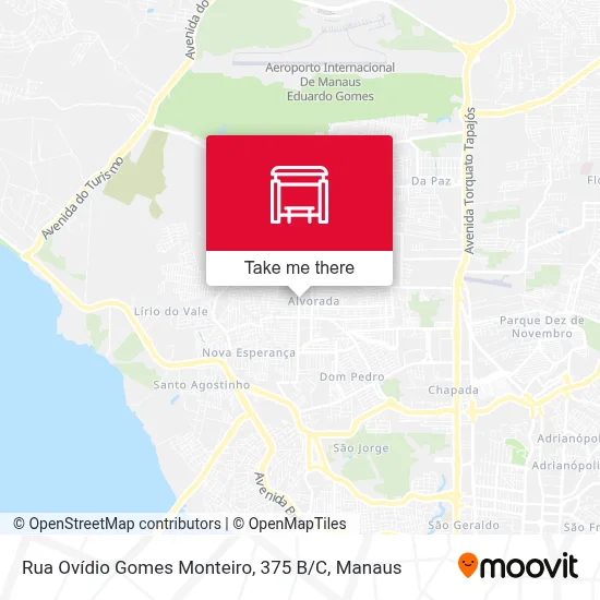 Rua Ovídio Gomes Monteiro, 375 B / C map