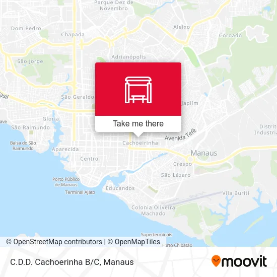C.D.D. Cachoerinha B/C map