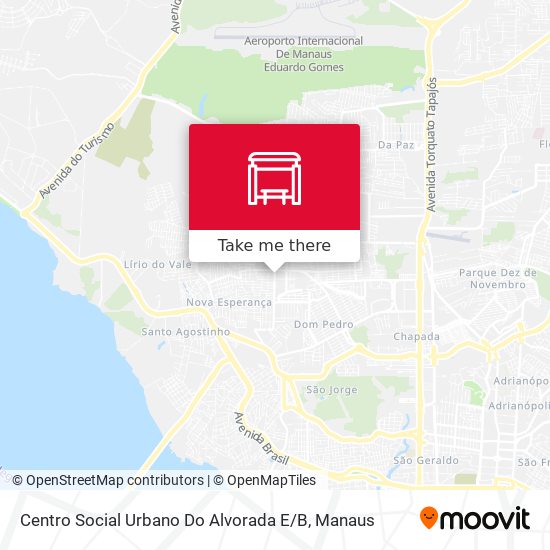 Mapa Centro Social Urbano Do Alvorada E / B