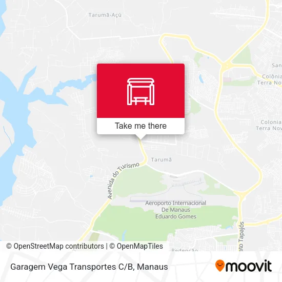 Garagem Vega Transportes C/B map