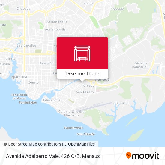 Mapa Avenida Adalberto Vale, 426 C / B