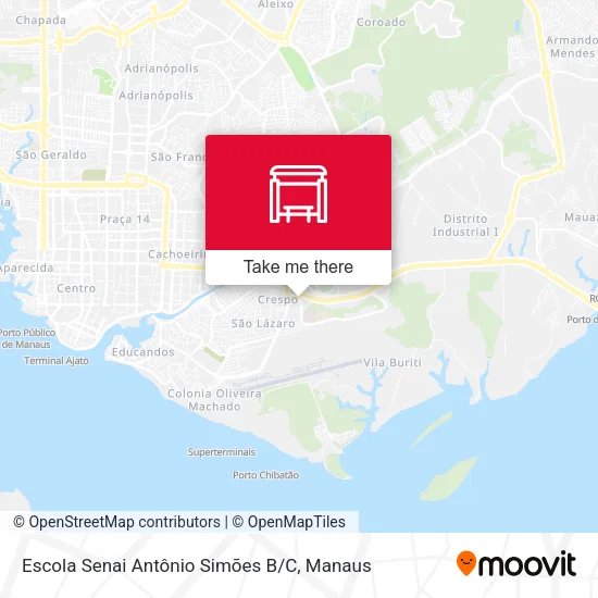 Escola Senai Antônio Simões B / C map