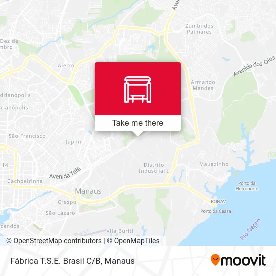 Fábrica T.S.E. Brasil C/B map