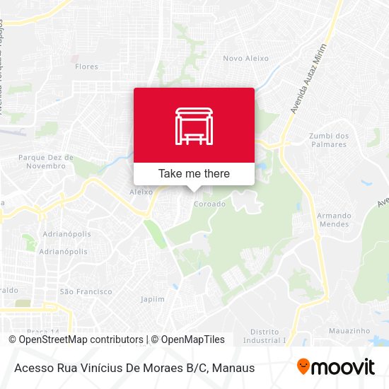 Acesso Rua Vinícius De Moraes B / C map