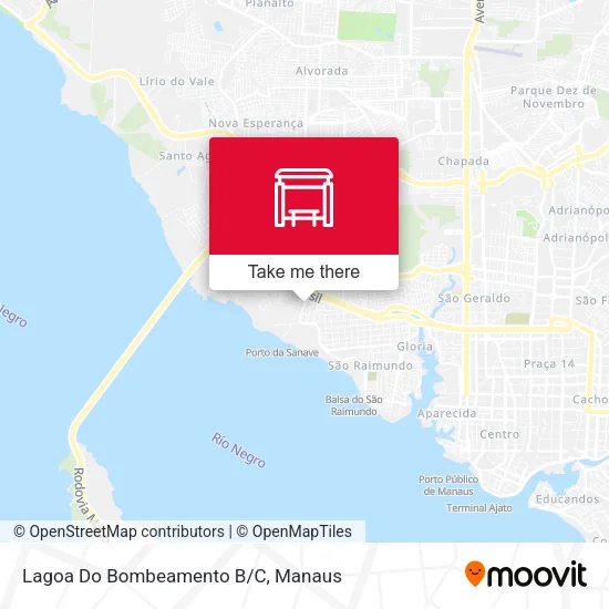 Lagoa Do Bombeamento B/C map