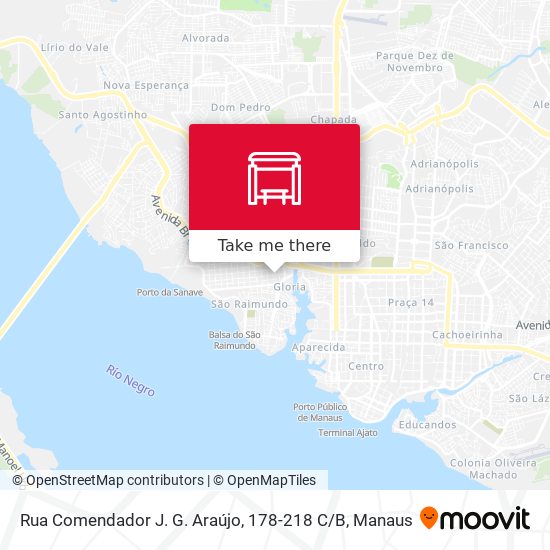 Rua Comendador J. G. Araújo, 178-218 C / B map