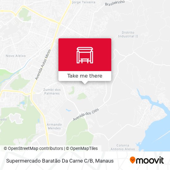 Supermercado Baratão Da Carne C / B map