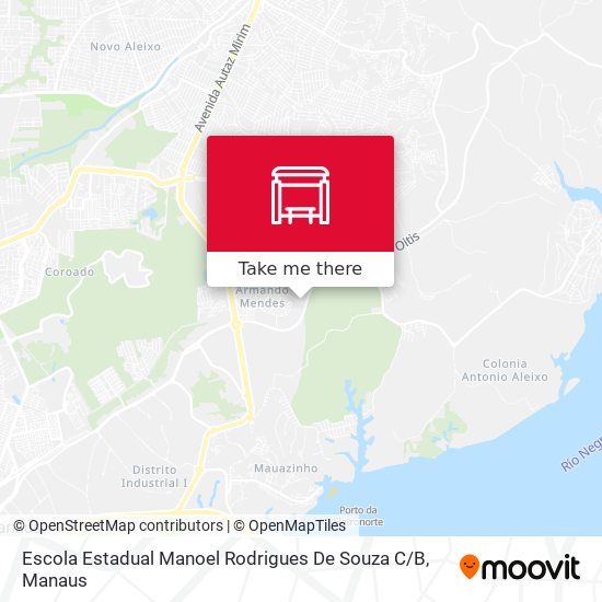 Mapa Escola Estadual Manoel Rodrigues De Souza C / B