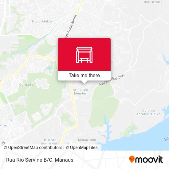 Rua Rio Servine B/C map