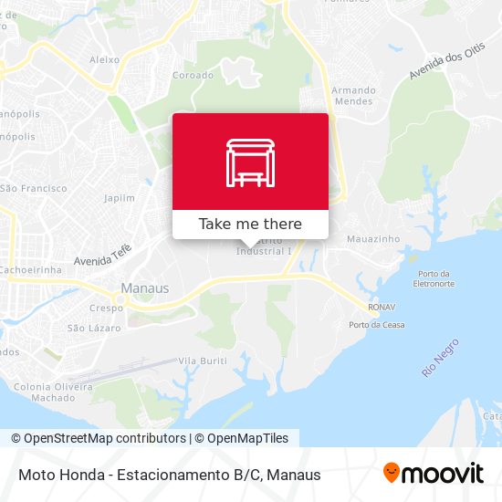 Mapa Moto Honda - Estacionamento B / C
