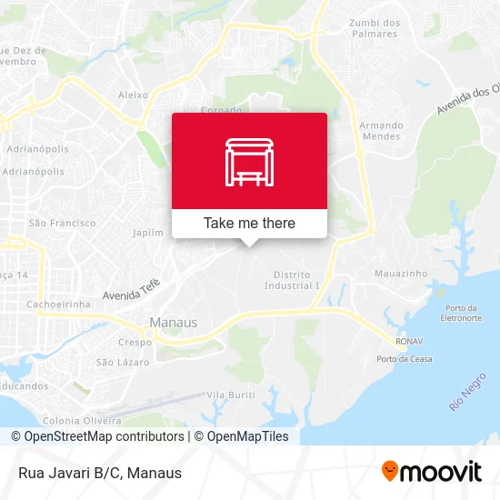 Rua Javari B/C map