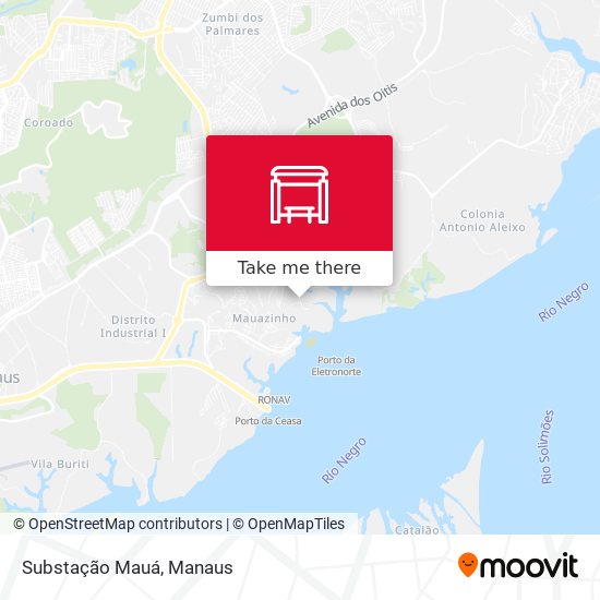 Substação Mauá map