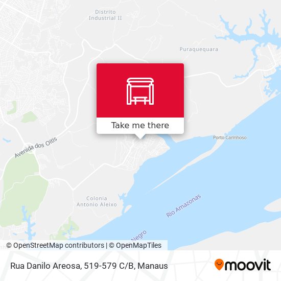 Rua Danilo Areosa, 519-579 C/B map