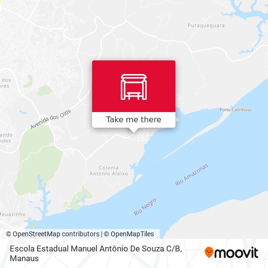 Escola Estadual Manuel Antônio De Souza C / B map