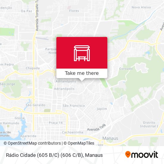Rádio Cidade (605 B / C) (606 C / B) map