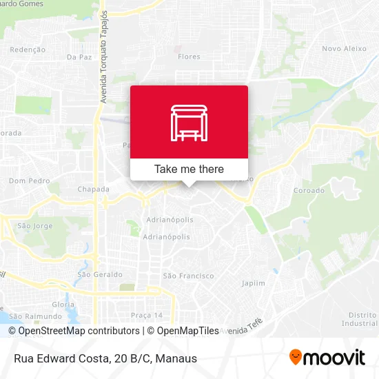 Rua Edward Costa, 20 B/C map