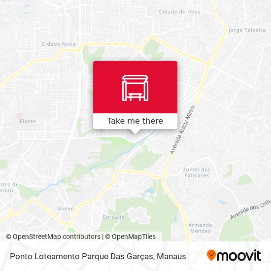 Ponto Loteamento Parque Das Garças map