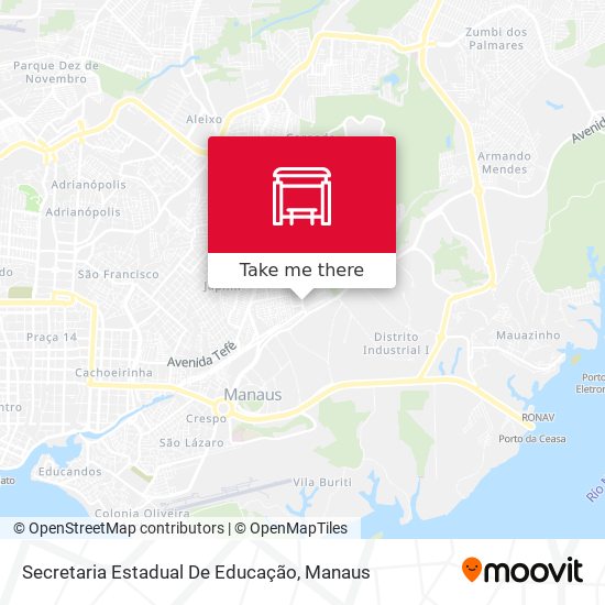 Secretaria Estadual De Educação map