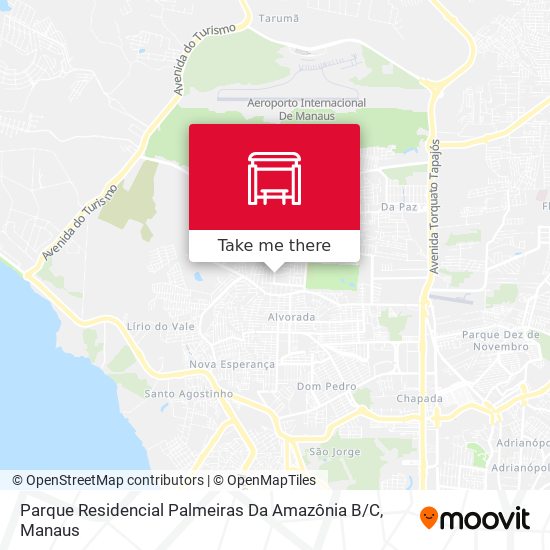 Parque Residencial Palmeiras Da Amazônia B / C map