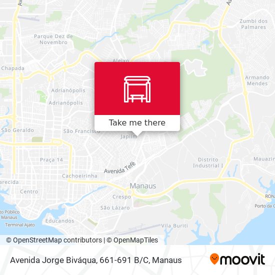 Mapa Avenida Jorge Biváqua, 661-691 B / C