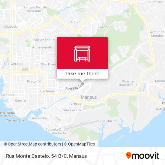 Rua Monte Castelo, 54 B/C map