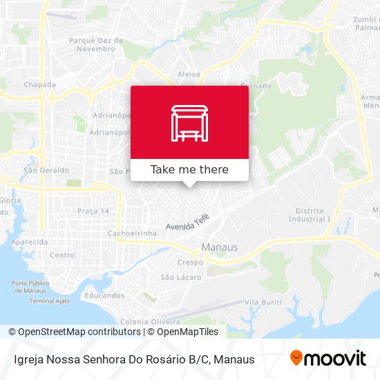 Mapa Igreja Nossa Senhora Do Rosário B / C