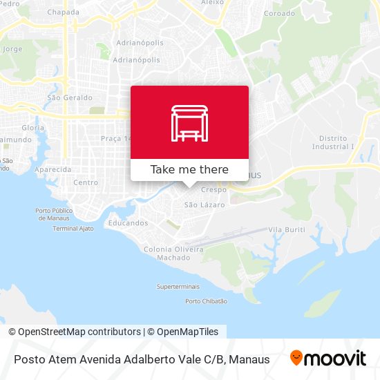 Posto Atem Avenida Adalberto Vale C / B map