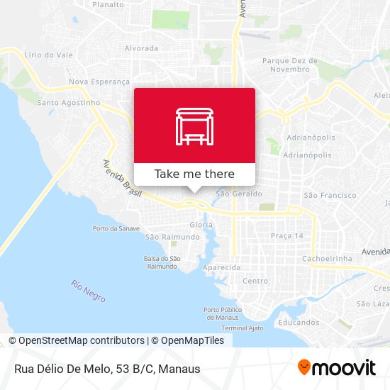 Mapa Rua Délio De Melo, 53 B/C