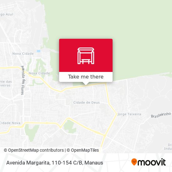 Mapa Avenida Margarita, 110-154 C/B