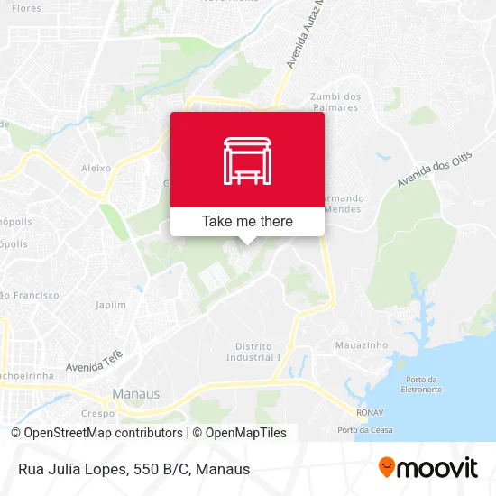 Rua Julia Lopes, 550 B/C map