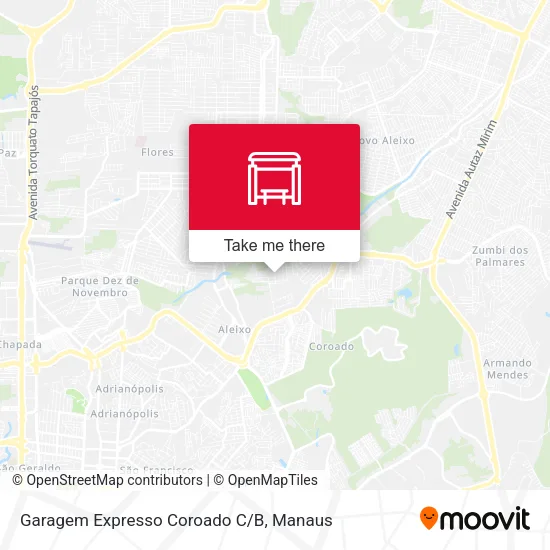 Garagem Expresso Coroado C/B map