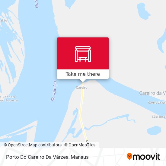 Porto Do Careiro Da Várzea map