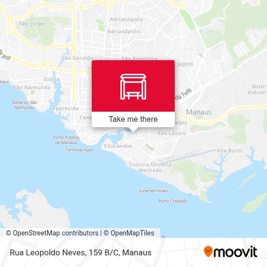 Rua Leopoldo Neves, 159 B/C map